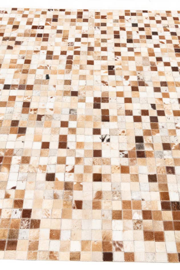 Detail image of 5' x 8' 1 Cowhide Leather Rug
