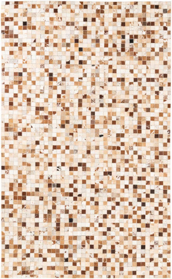 Detail image of 5' x 8' 1 Cowhide Leather Rug