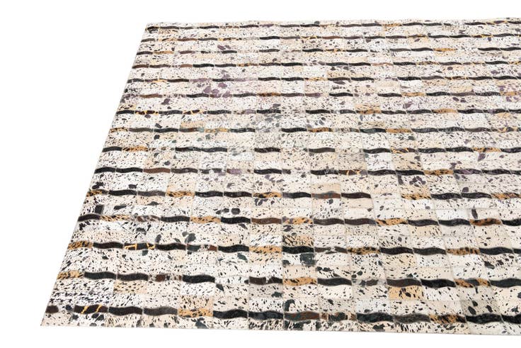 Detail image of 5' x 8' Cowhide Leather Rug