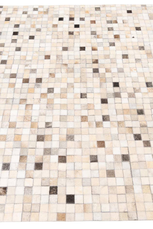 Detail image of 5' x 8' Cowhide Leather Rug