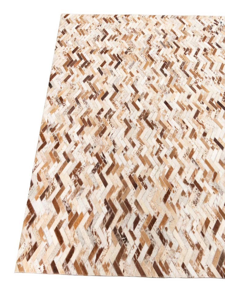 Detail image of 5' x 8' 1 Cowhide Leather Rug