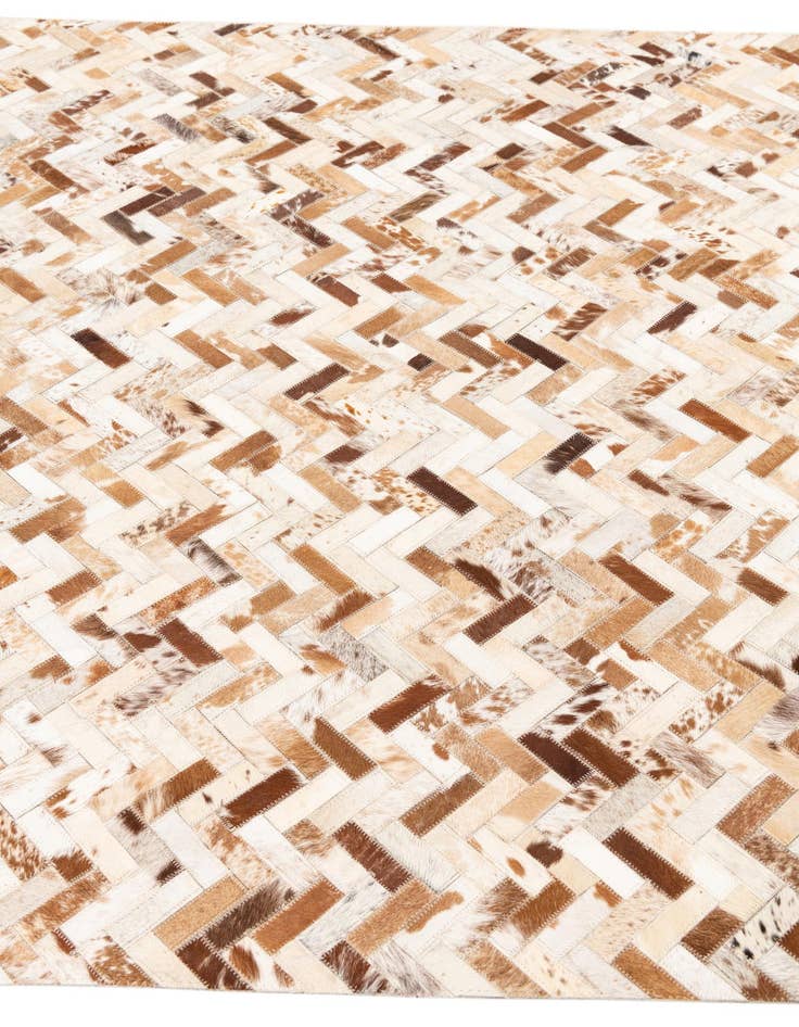 Detail image of 5' x 8' 1 Cowhide Leather Rug