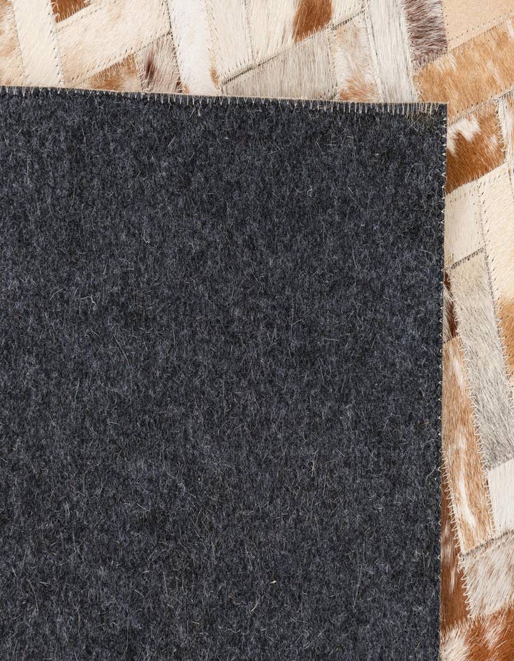 Detail image of 5' x 8' 1 Cowhide Leather Rug