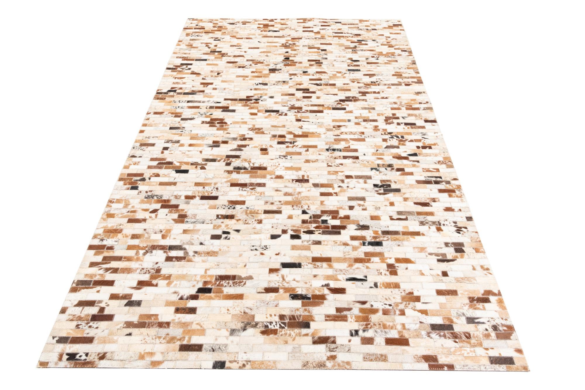 5' x 8' Cowhide Leather Rug