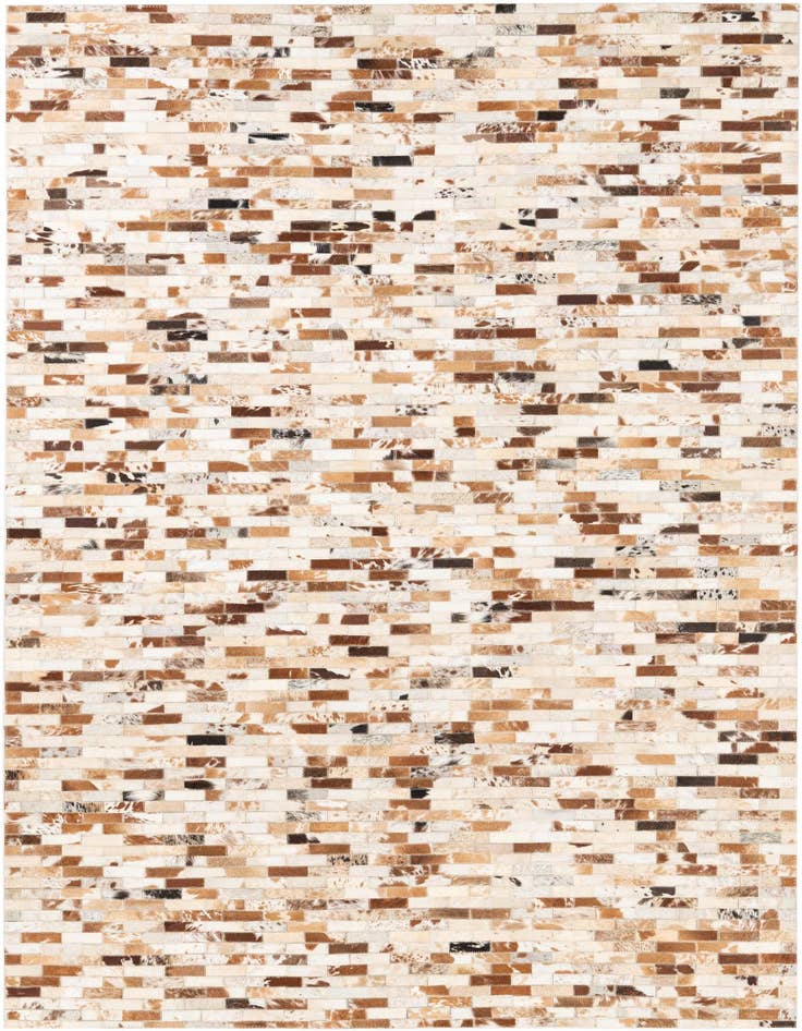 Detail image of 5' x 8' Cowhide Leather Rug