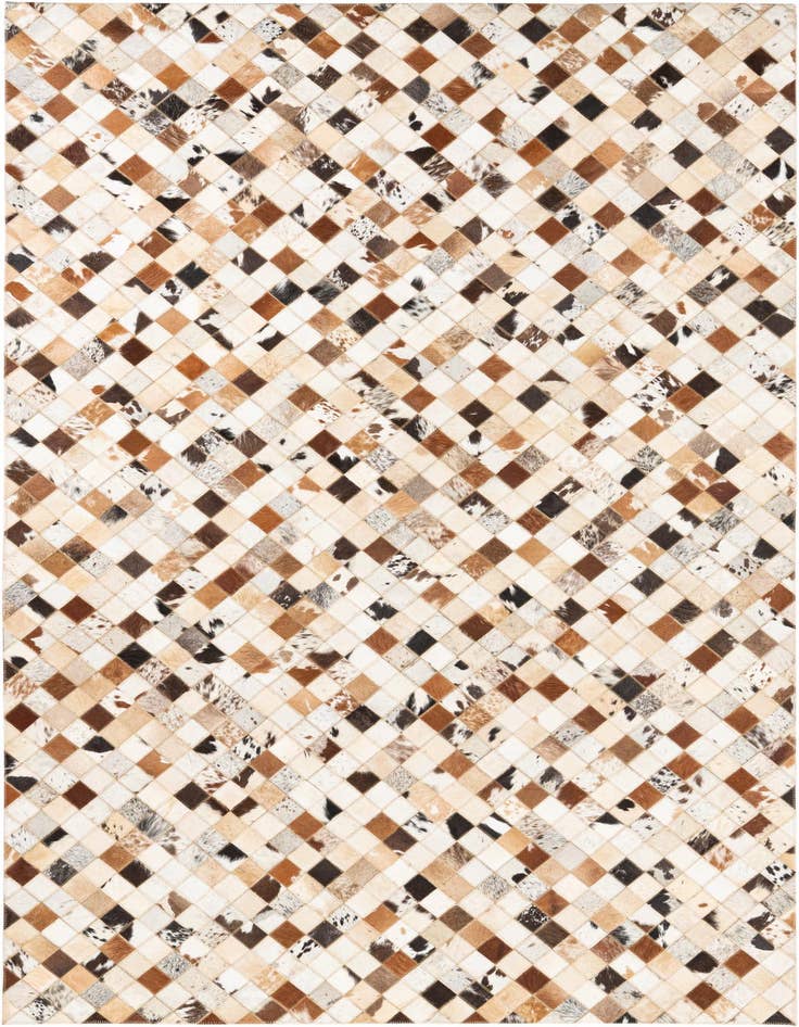 Detail image of 5' x 8' Cowhide Leather Rug