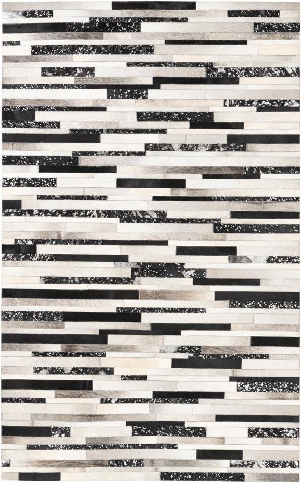 Detail image of 5' 1 x 8' 2 Cowhide Leather Rug