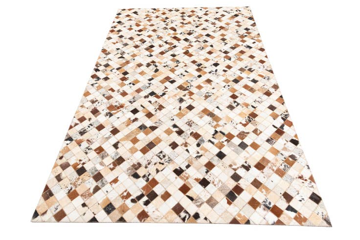 Detail image of 5' x 8' Cowhide Leather Rug