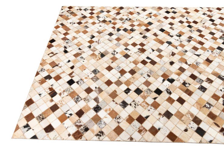 Detail image of 5' x 8' Cowhide Leather Rug
