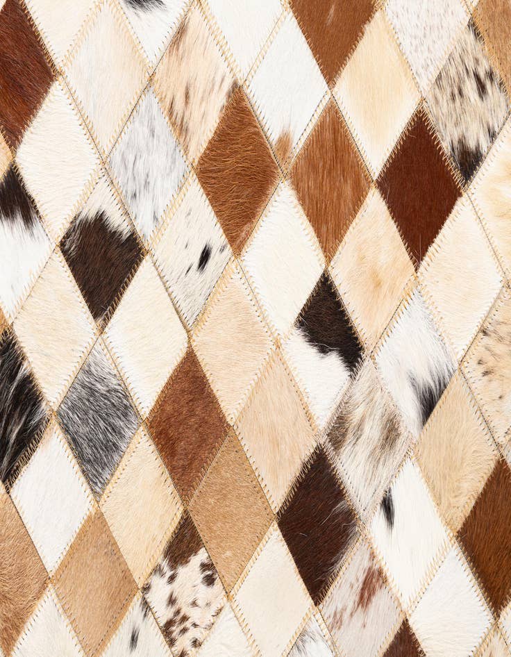 Detail image of 5' x 8' Cowhide Leather Rug