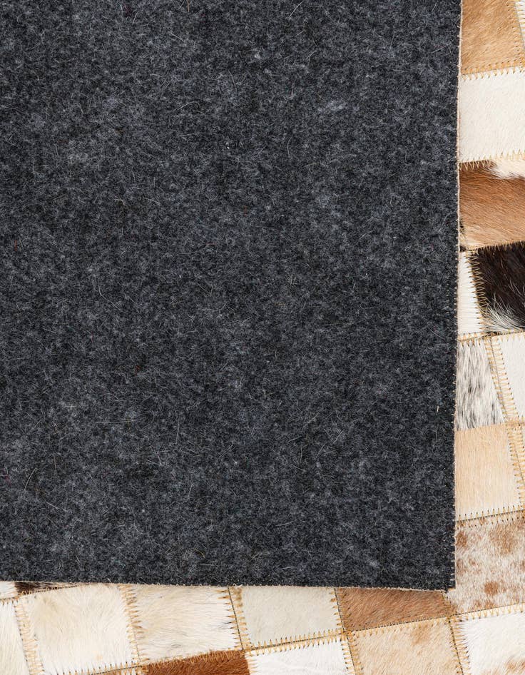 Detail image of 5' x 8' Cowhide Leather Rug