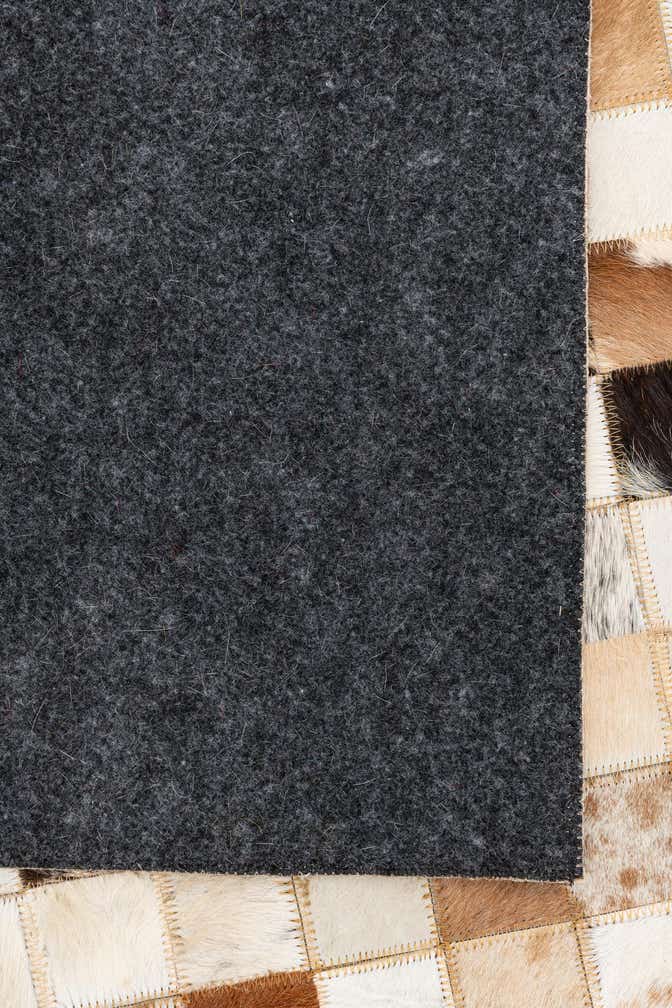 5' x 8' Cowhide Leather Rug