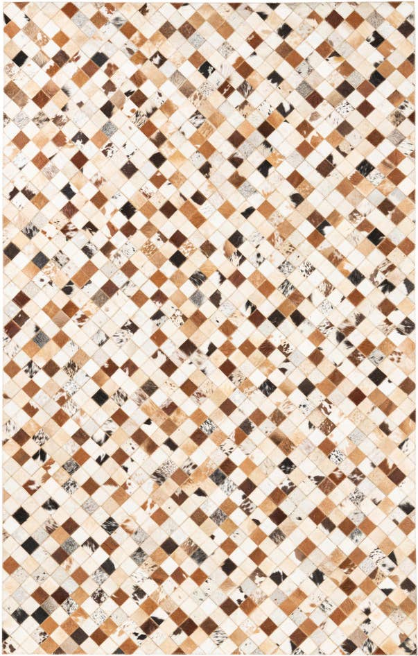 Detail image of 5' x 8' Cowhide Leather Rug