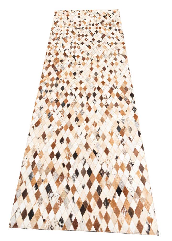 5' x 8' Cowhide Leather Rug