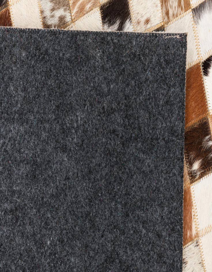 Detail image of 5' x 8' Cowhide Leather Rug