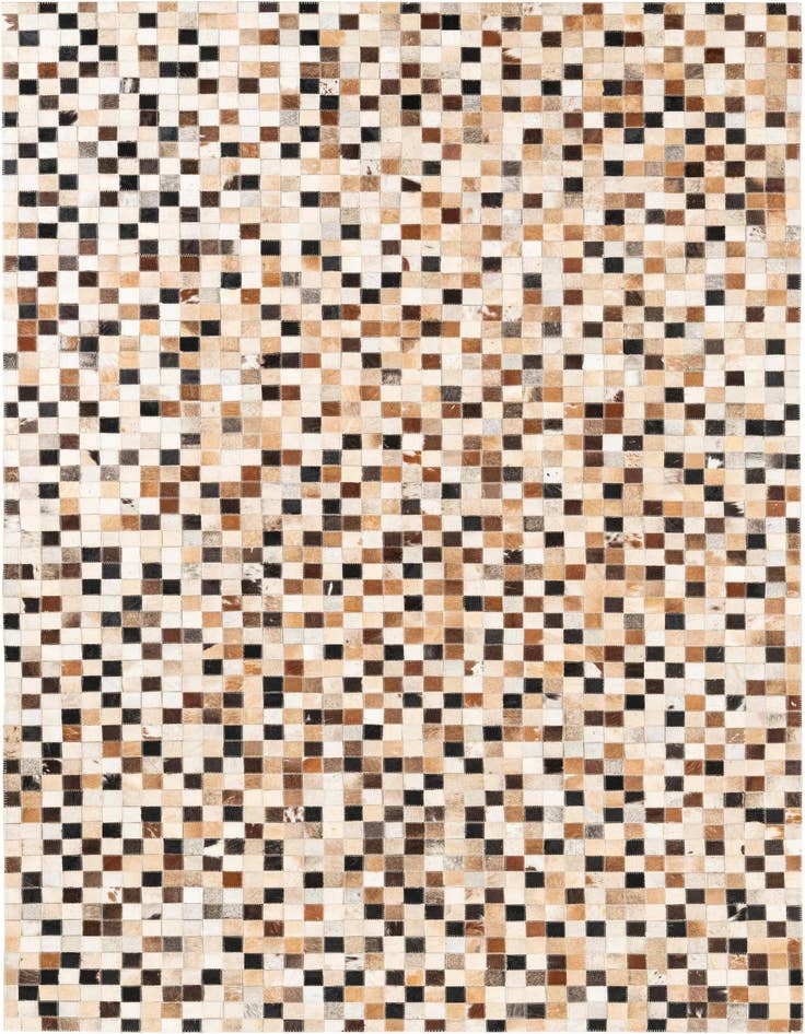 Detail image of 5' x 8' Cowhide Leather Rug