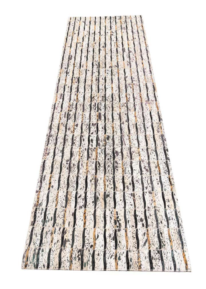 5' x 8' Cowhide Leather Rug