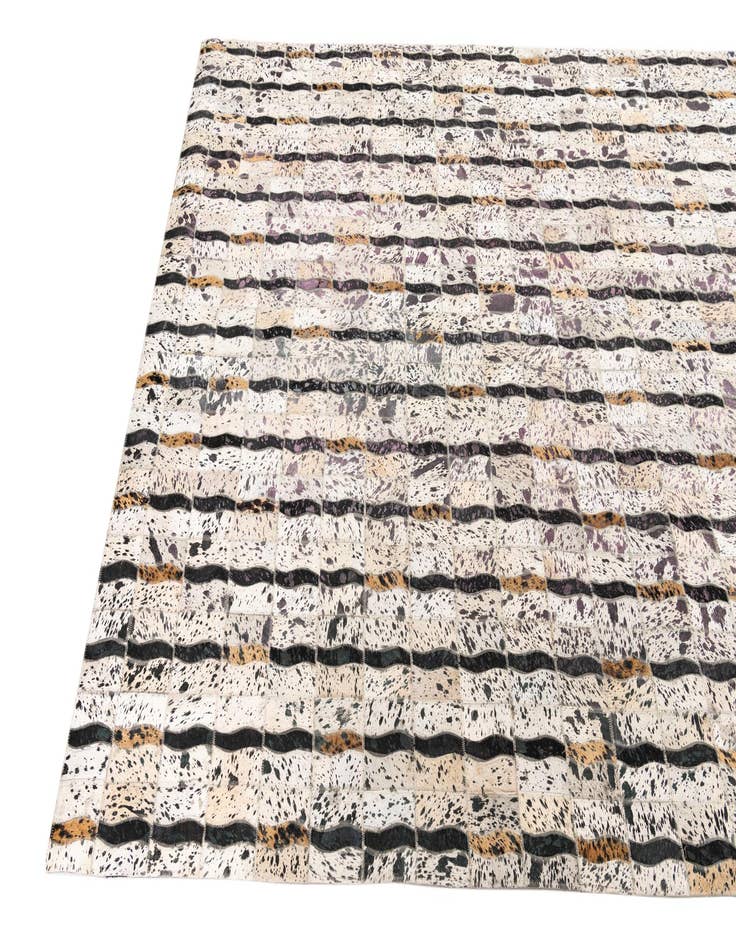 Detail image of 5' x 8' Cowhide Leather Rug