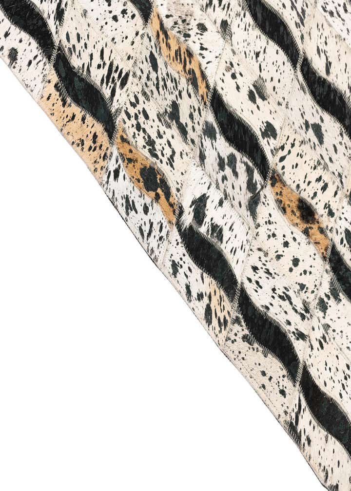 5' x 8' Cowhide Leather Rug