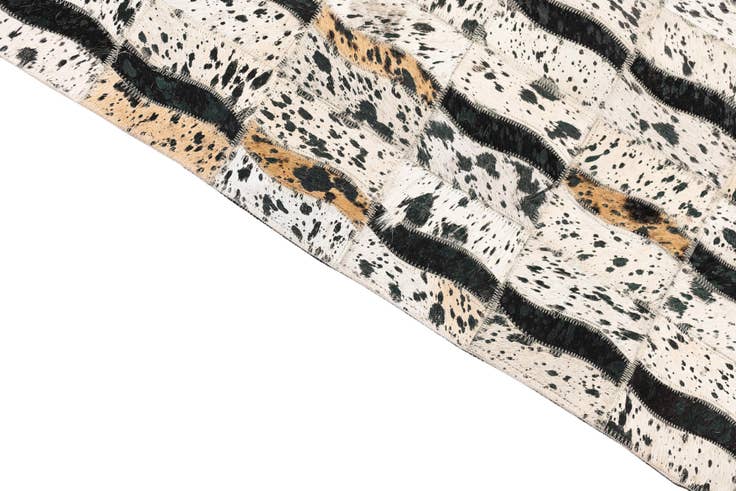 Detail image of 5' x 8' Cowhide Leather Rug