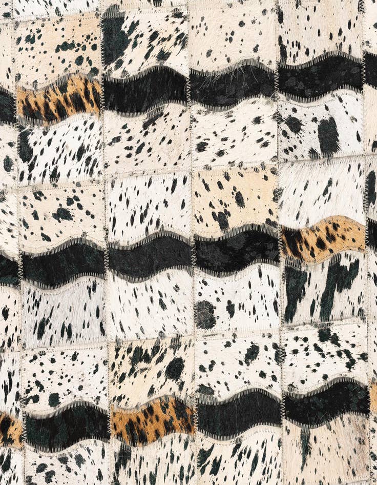 Detail image of 5' x 8' Cowhide Leather Rug
