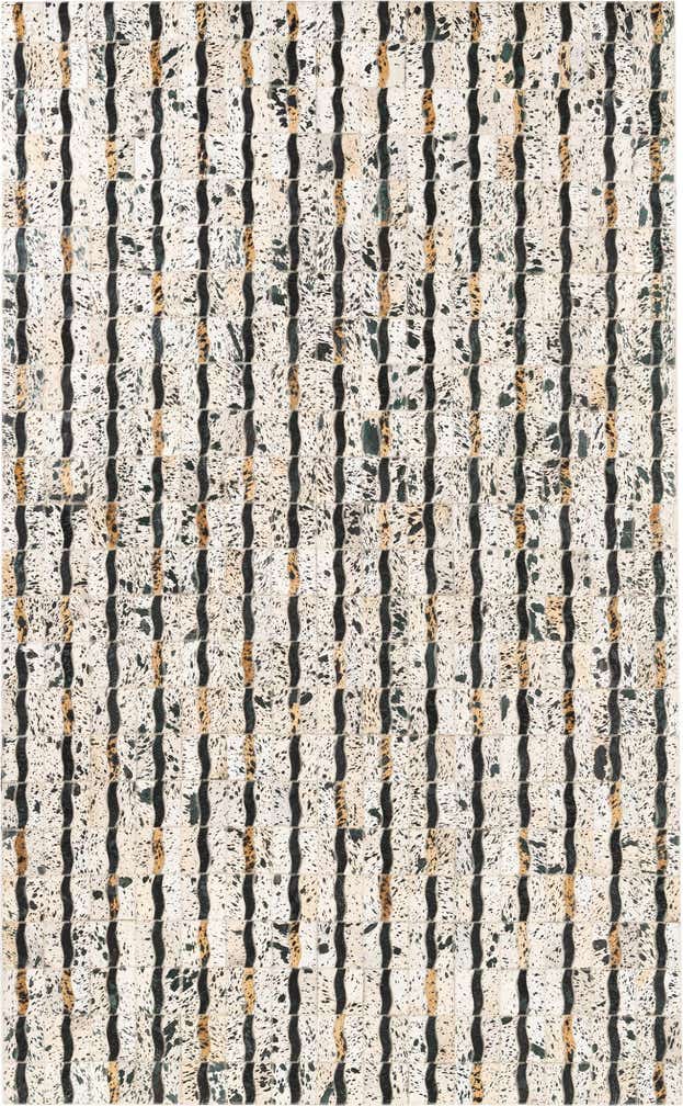 5' x 8' Cowhide Leather Rug