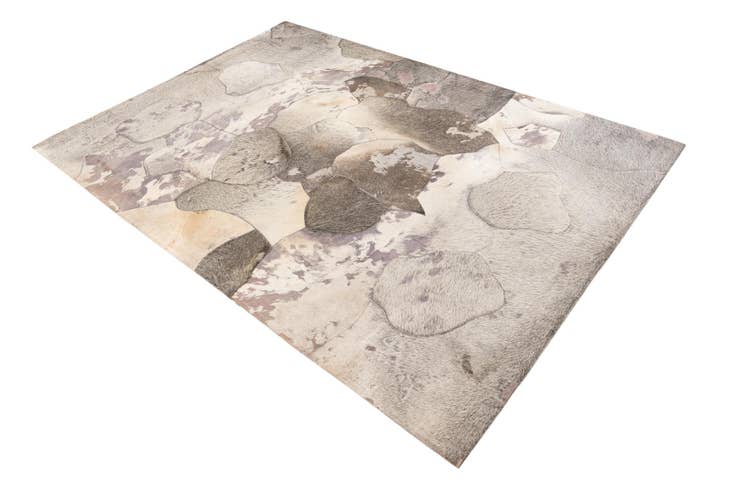 Detail image of 5' 3 x 7' 5 Cowhide Leather Rug