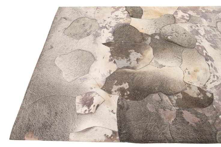Detail image of 5' 3 x 7' 5 Cowhide Leather Rug