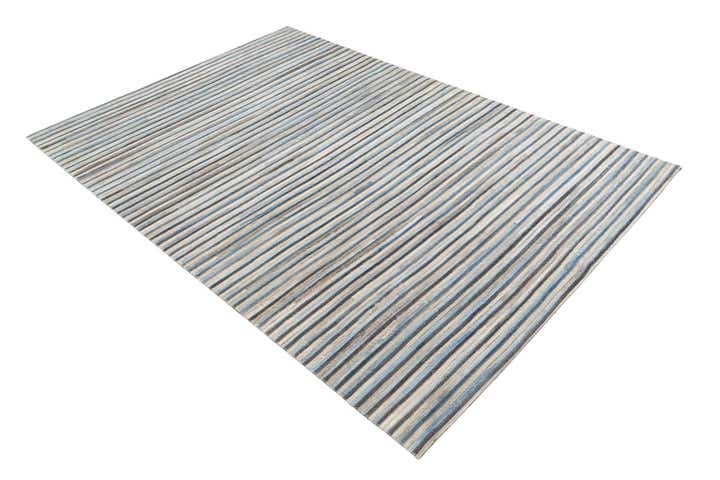 5' 1 x 7' 5 Cowhide Leather Rug