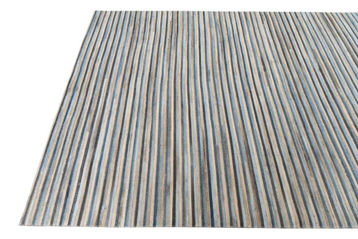 Detail image of 5' 1 x 7' 5 Cowhide Leather Rug