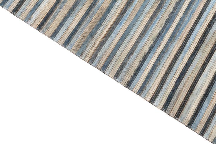 Detail image of 5' 1 x 7' 5 Cowhide Leather Rug