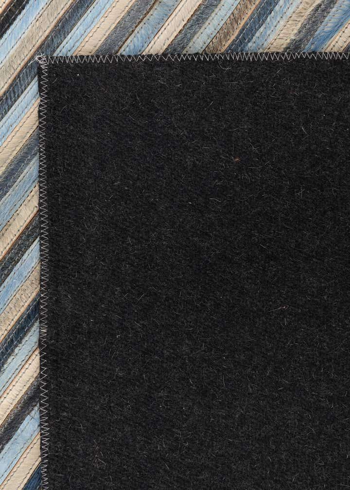 5' 1 x 7' 5 Cowhide Leather Rug