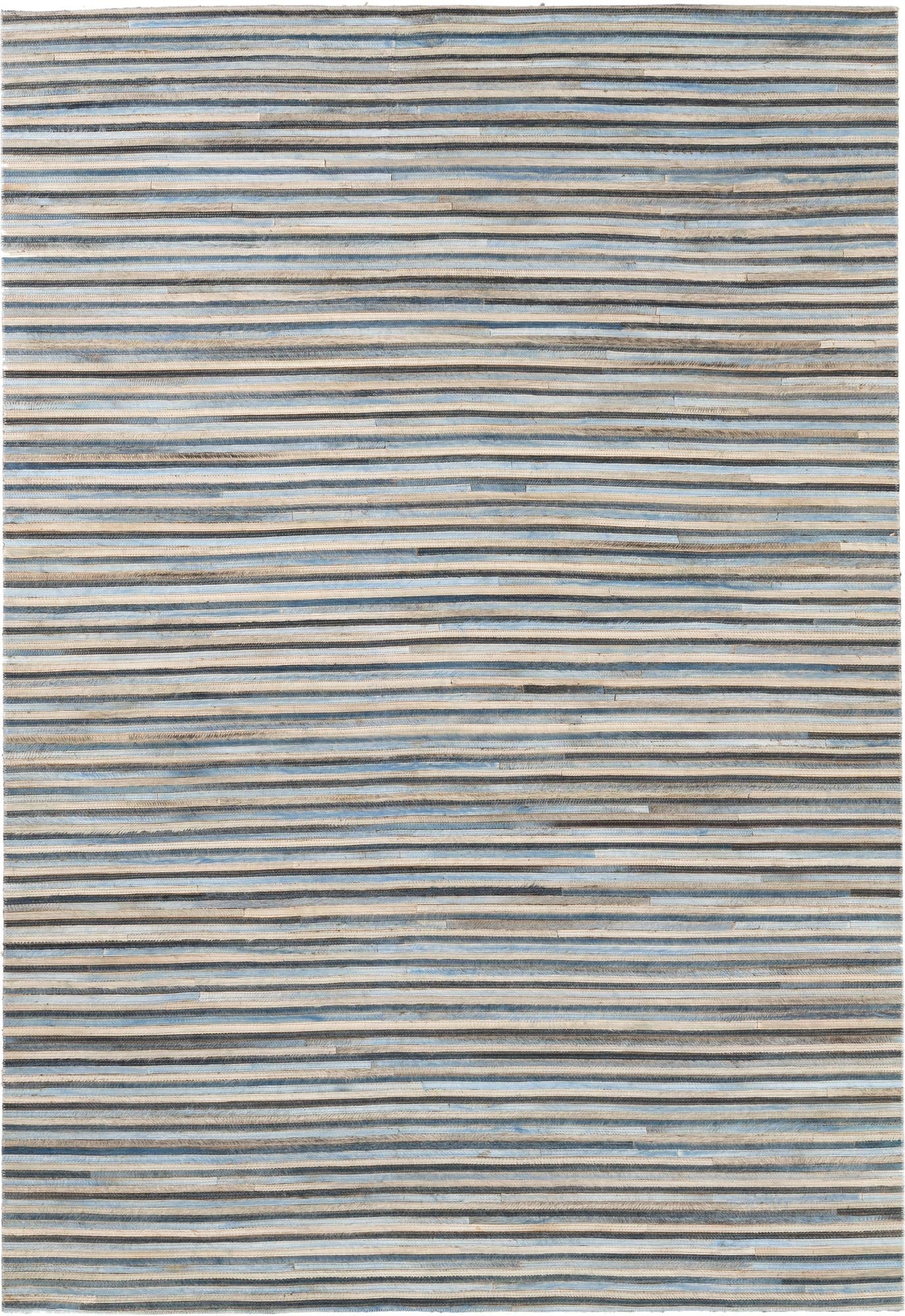 5' 1 x 7' 5 Cowhide Leather Rug