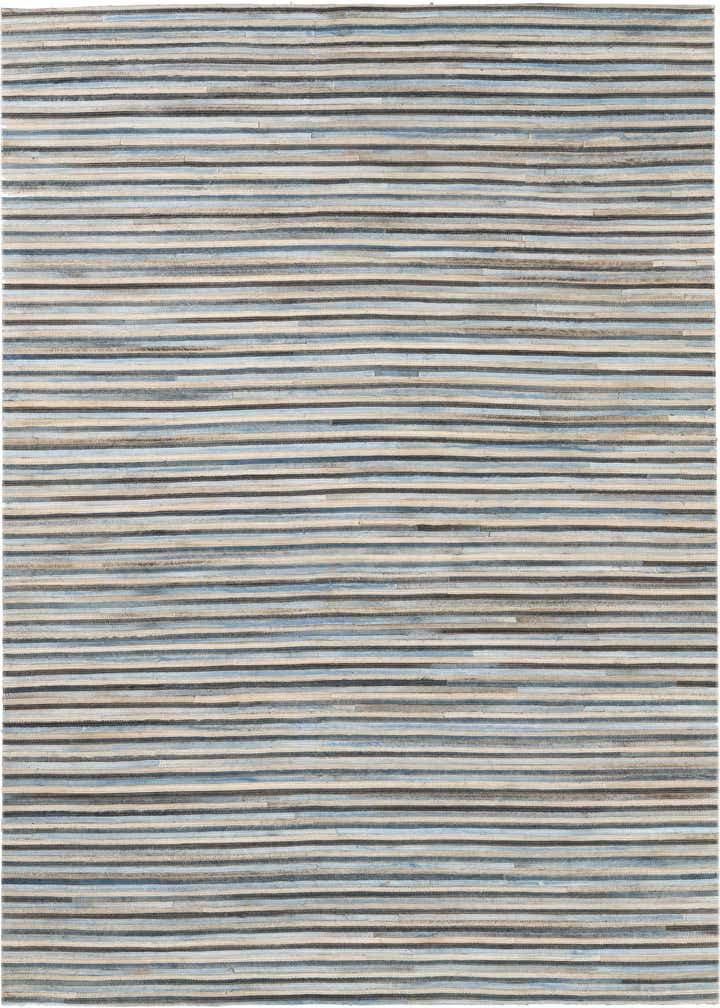 5' 1 x 7' 5 Cowhide Leather Rug