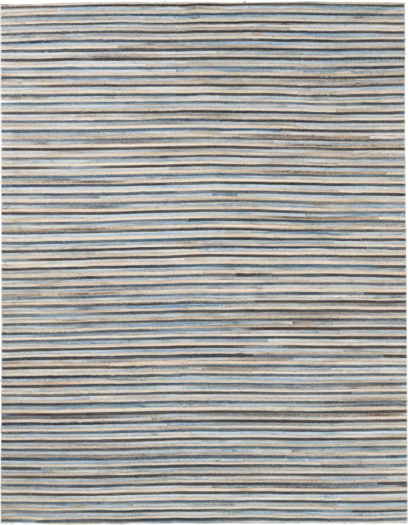 5' 1 x 7' 5 Cowhide Leather Rug