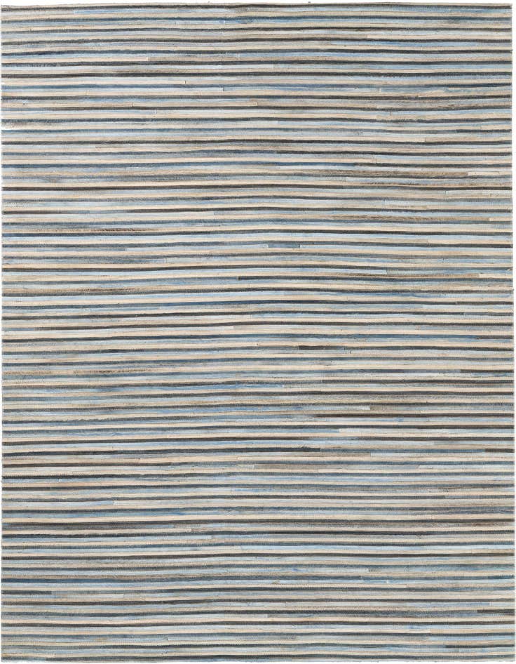 Detail image of 5' 1 x 7' 5 Cowhide Leather Rug