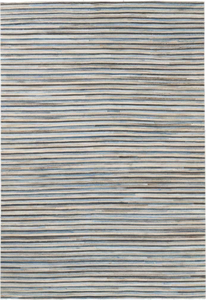 5' 1 x 7' 5 Cowhide Leather Rug