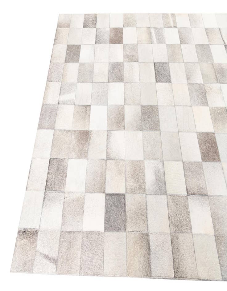 Detail image of 5' x 8' Cowhide Leather Rug