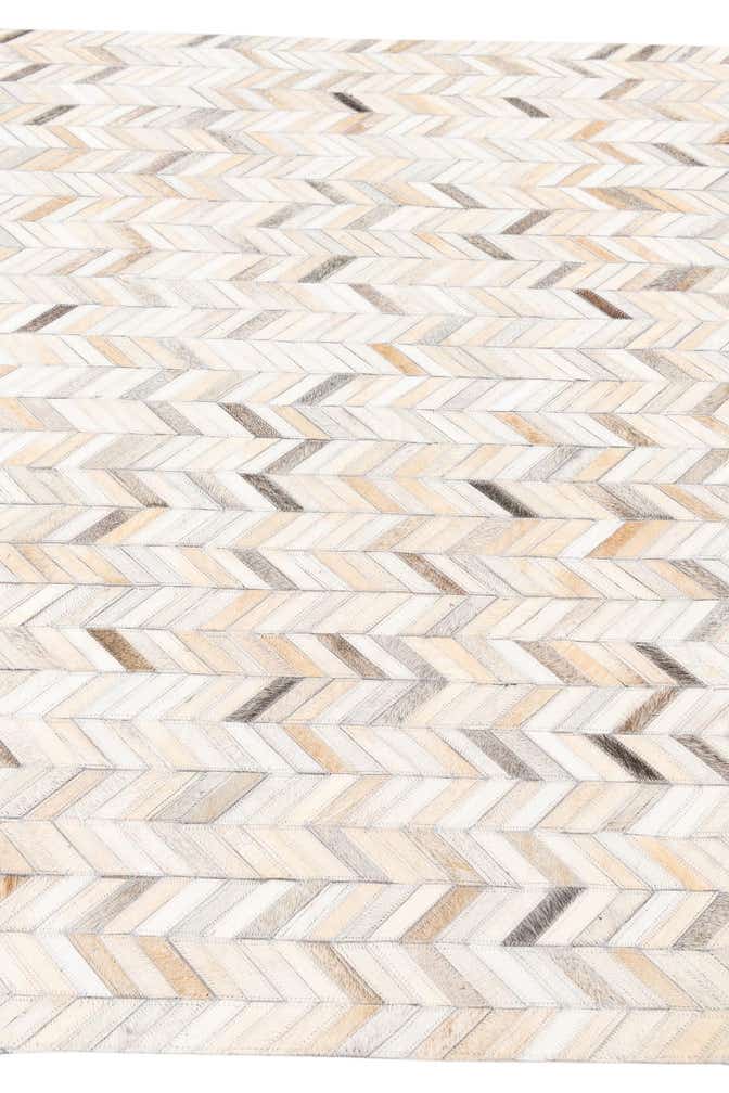 5' x 8' Cowhide Leather Rug