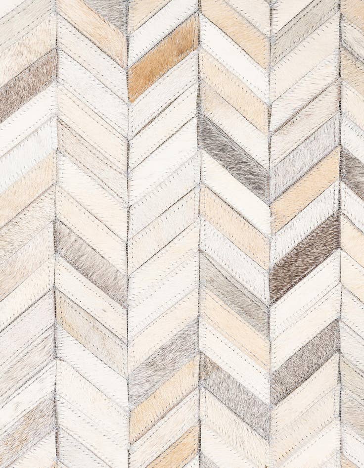 Detail image of 5' x 8' Cowhide Leather Rug