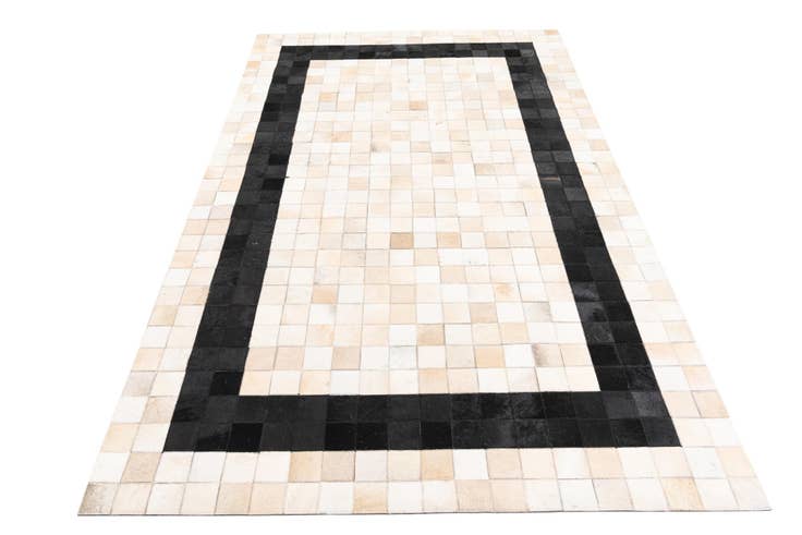 Detail image of 5' x 8' Cowhide Leather Rug