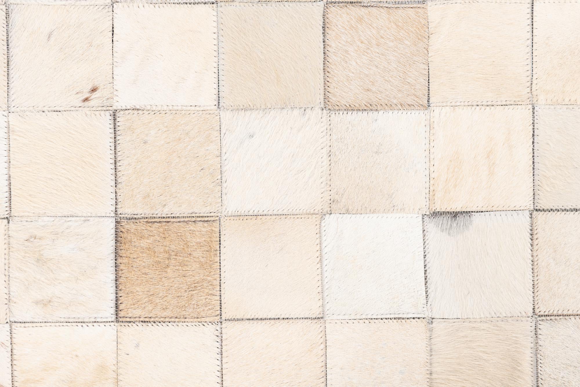 5' x 8' Cowhide Leather Rug