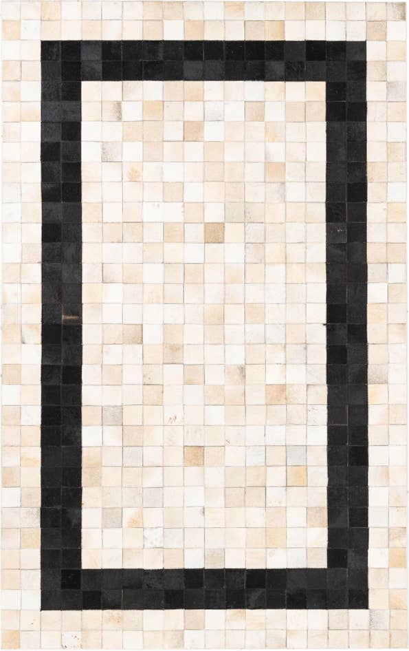Detail image of 5' x 8' Cowhide Leather Rug