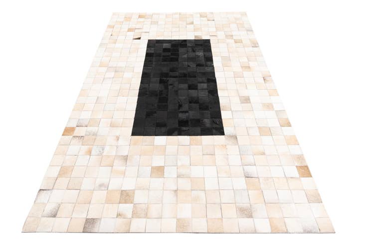 Detail image of 5' x 8' Cowhide Leather Rug