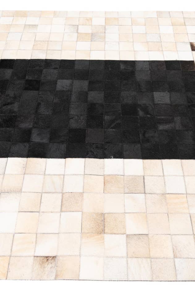 Detail image of 5' x 8' Cowhide Leather Rug