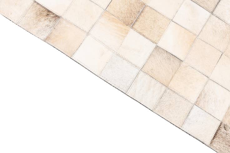 Detail image of 5' x 8' Cowhide Leather Rug