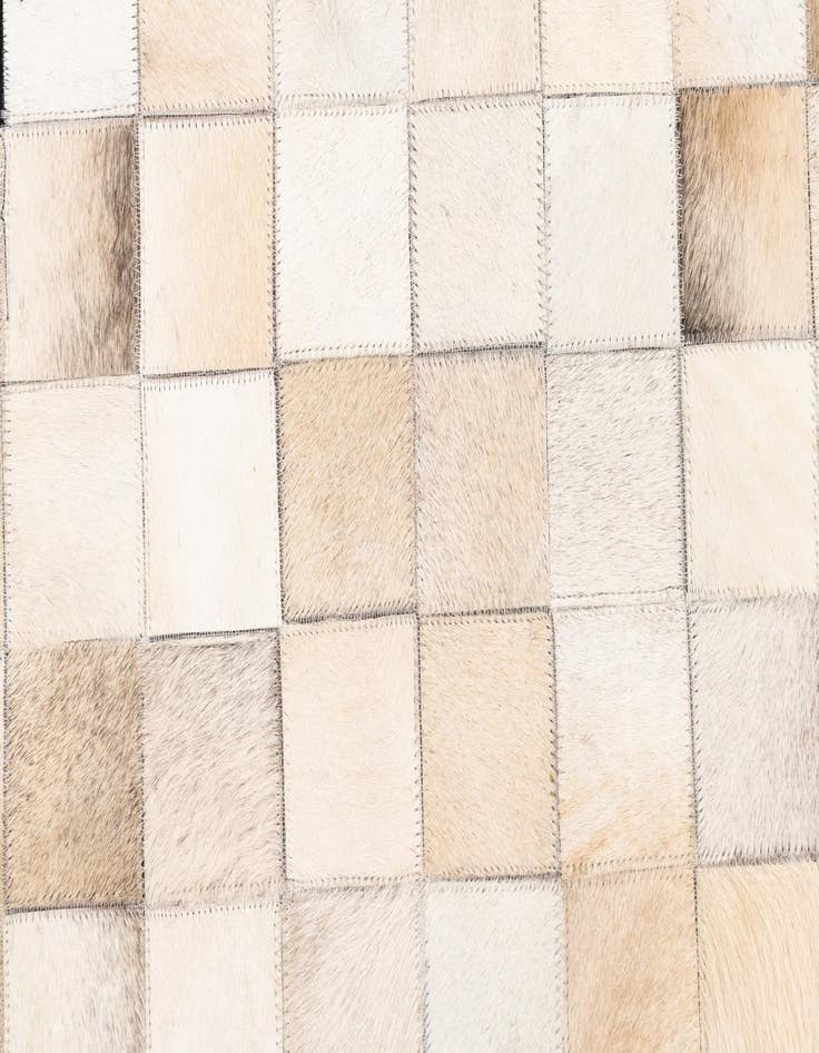 Detail image of 5' x 8' Cowhide Leather Rug