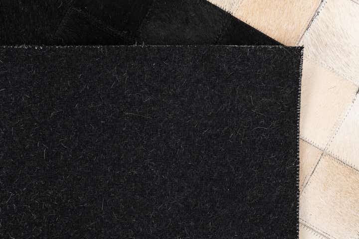 5' x 8' Cowhide Leather Rug