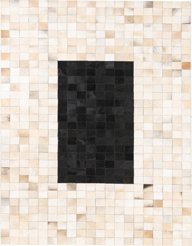 Detail image of 5' x 8' Cowhide Leather Rug