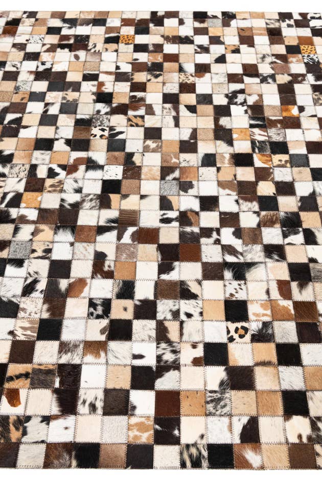 Detail image of 5' x 8' Cowhide Leather Rug